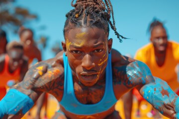 Painted Determination: Outdoor Fitness Boot Camp