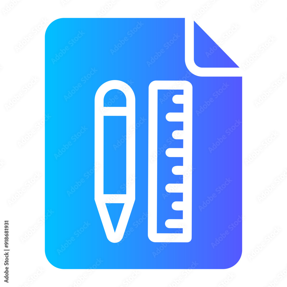 Canvas Prints pencil and ruler