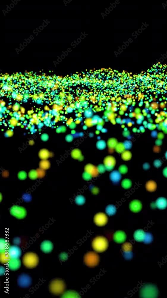 Aufkleber plexus fantasy abstract technology and engineering motion background rotating and creating an evolvi