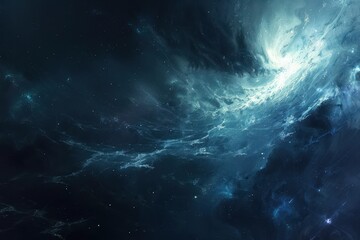 Fototapeta premium Majestic Ocean of Stars and Nebulae in the Cosmos