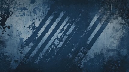 Obraz premium A blue and white striped background with a black and white stripe. The background is blurry and has a grungy feel to it