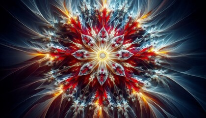 Fototapeta premium Luminous Abstract Blossom