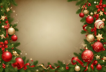 beautifully decorated christmas tree with colorful ornament, light