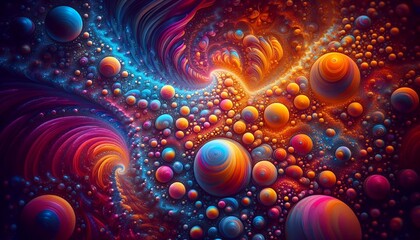 Fototapeta premium Radiant Fractal Bloom