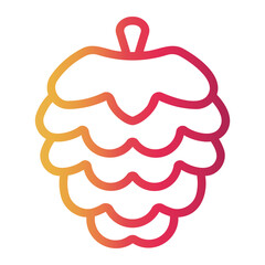 pine Line Gradient Icon