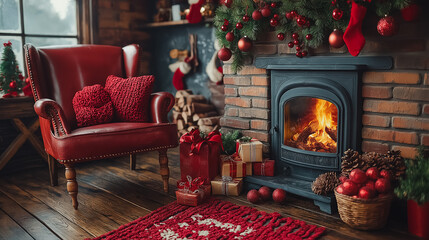 Fototapeta premium Festive holiday decorations and celebrations