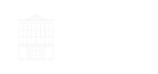 Vector sketch illustration silhouette detailed design Wine cabinet, wardrobe, Display cabinets old classic vintage ethnic