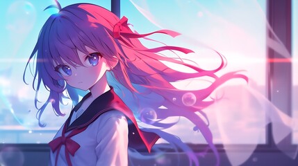 bautifull anime girl