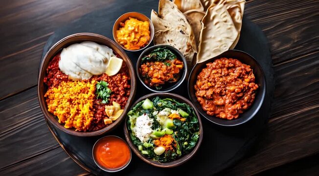 Tibs - traditional Ethiopian food
