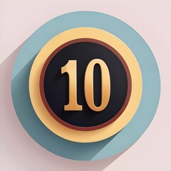 Obraz premium a number ten logo, text, number, font, graphic, numeral10, branding, typeface, text, bold, digit, outline, silhouette, emblem, symbol, monogram, icon, numeralX, insignia, mark, representation, figure