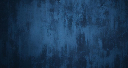 Obraz premium Black dark azure cobalt sapphire blue abstract background. Color gradient. Geometric shape. Wave, wavy curved line. Rough grunge grain noise. Light neon metallic shine shimmer bright. Design. 