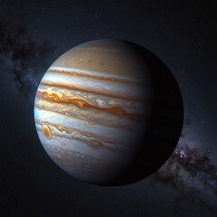 mercury planet in the dark sky, solar system, galaxy science, milkyway solar system