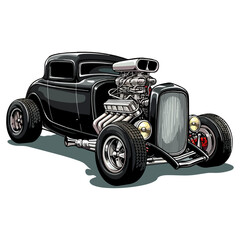 hotrod vector design 