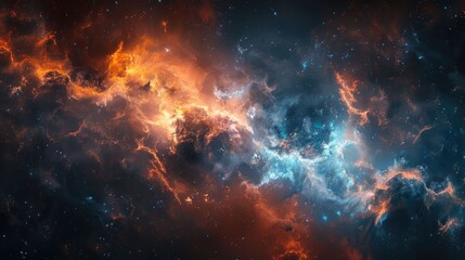 Fototapeta premium beautiful space galaxy background