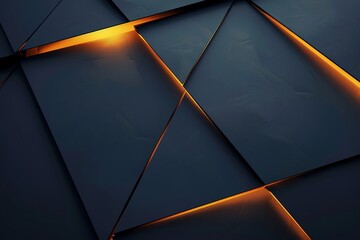 Abstract geometric background with glowing lines.