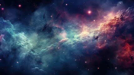 beautiful space galaxy background