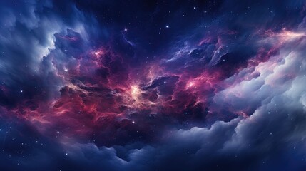 Fototapeta premium beautiful space galaxy background