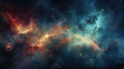 Fototapeta premium beautiful space galaxy background