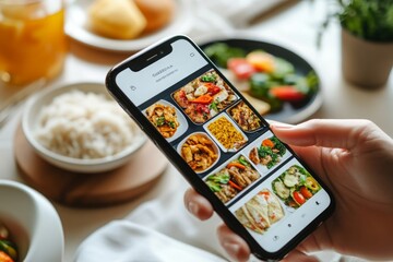 Choosing Dinner From A Smartphone App