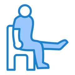 Fototapeta premium Senior Exercise Icon