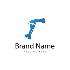 Bone Logo, Bone Care Health Design, Simple Symbol Template Illustration