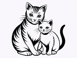 cat serene simplicity