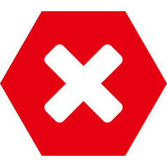 Fototapeta premium Wrong Mark Icon