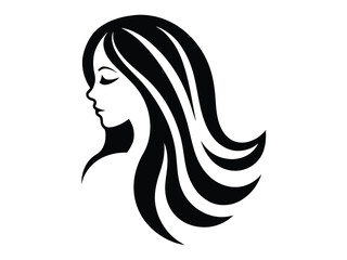 simple beauty salon logo