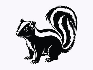 skunk silhouette color