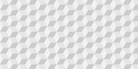 Minimal vector cubes geometric tile and mosaic wall grid backdrop hexagon technology wallpaper background. white and gray block cube structure backdrop grid triangle texture vintage design.