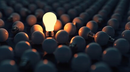Obraz premium One Bright Idea Amongst Many