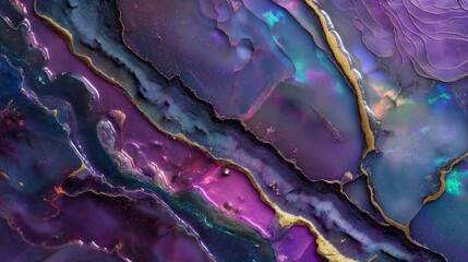background of iridescent, colorful, opal stone texture