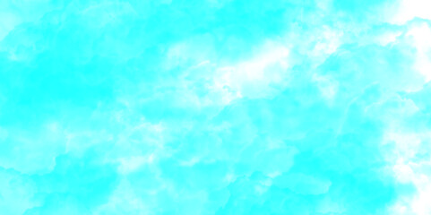 Blue pastel sky with white fluffy cumulus clouds watercolor texture abstract background, abstract cloudy background beautiful natural streaks of sky and light blue and white clouds with texture.