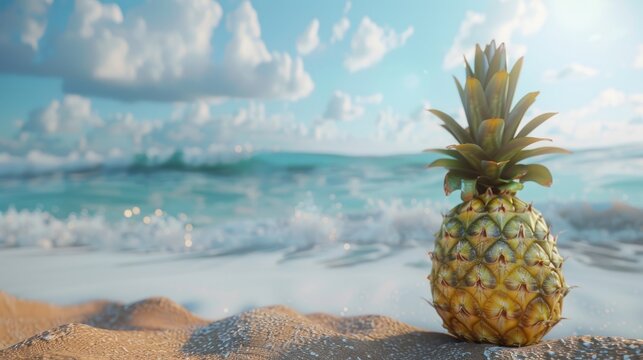 Pineapple on the Beach