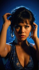 Elegance in Shadows: A Modern Portrait of Poise and Mystery