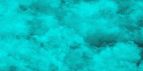 Black dark greenish blue dramatic night sky with thick grey clouds, illuminated from behind whimsical green smoke with the darkness gloomy ominous 
clouds background, blue green night sky with clouds.