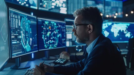 Incident management, business technology concept. Operational excellence in IT operations. Process of efficiently identifying, diagnosing and resolving unexpected problems that occur in IT systems.