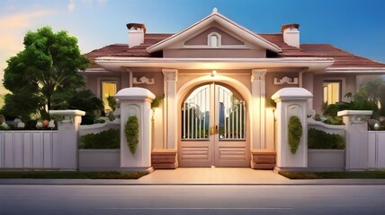entrance to the palace