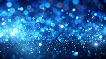 This captivating background features a mesmerizing flow of blue light particles, creating a bokeh effect reminiscent of a vast and futuristic cyberspace.