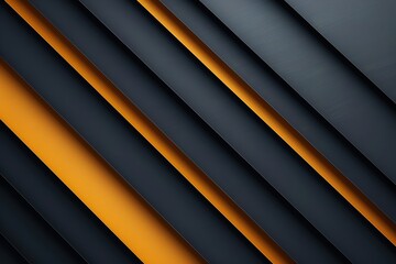 Obraz premium Abstract diagonal stripes in black and gold with textured surface.