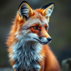 Fototapeta premium red fox in the wild