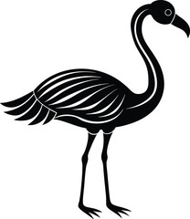 Fototapeta premium bog silhouette vector illustration