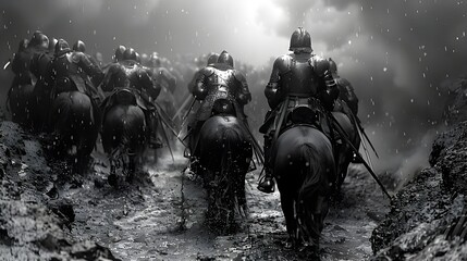 Naklejka premium Crusades era images