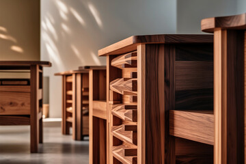 Sharp Details of Handcrafted Wooden Furniture