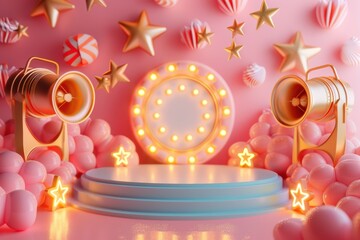 Obraz premium A Dreamy Stage Awaits