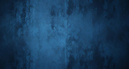 Obraz premium Black dark azure cobalt sapphire blue abstract background. Color gradient. Geometric shape. Wave, wavy curved line. Rough grunge grain noise. Light neon metallic shine shimmer bright. Design. 