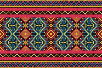 Abstract ethnic art, Ikat, Tribal Seamless Patterns, Fabric Patterns, Clothing, Patterns, Aztec Geometric Art, Covers, Folk Embroidery, Carpet Design, Prints, Wallpaper, Wraps, Folk Fabric Patterns.