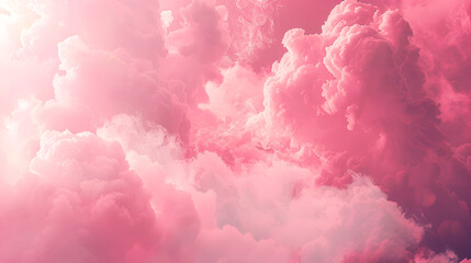 sky background sun and clouds with pastel colors,Pastel pink sky background and orange clouds,beauty sweet vivid pink violet colorful with fluffy clouds on sky multi color rainbow image abstract 
