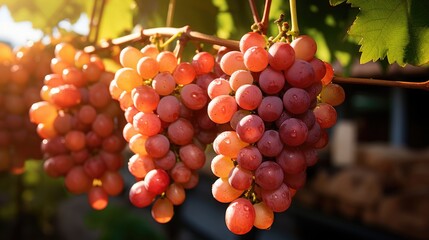 grapes on the vine HD 8K wallpaper Stock Photographic Image  