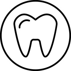 Fototapeta premium Tooth Icon
